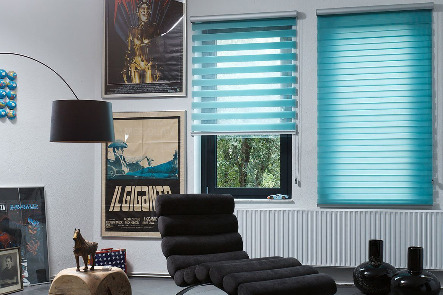 Рулонные шторы зебра